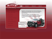 Tablet Screenshot of hammswelding.com